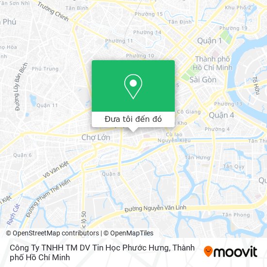 Bản đồ Công Ty TNHH TM DV Tin Học Phước Hưng