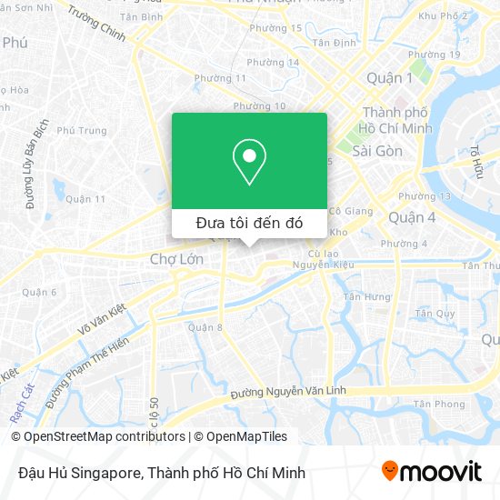 Bản đồ Đậu Hủ Singapore