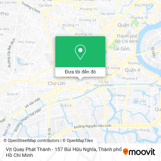 Bản đồ Vịt Quay Phát Thành - 157 Bùi Hữu Nghĩa