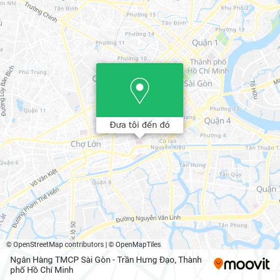 Bản đồ Ngân Hàng TMCP Sài Gòn - Trần Hưng Đạo
