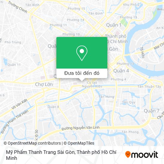 Bản đồ Mỹ Phẩm Thanh Trang Sài Gòn