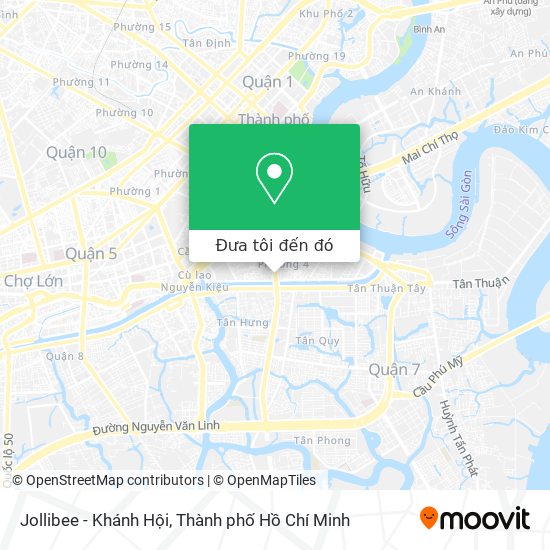 Bản đồ Jollibee - Khánh Hội