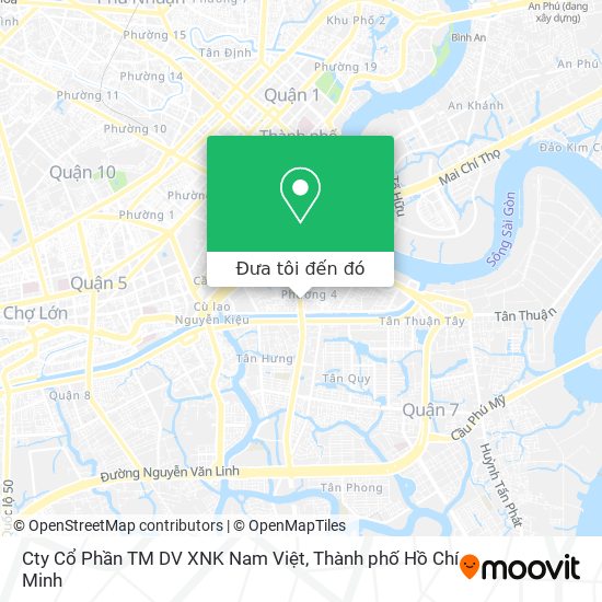 Bản đồ Cty Cổ Phần TM DV XNK Nam Việt