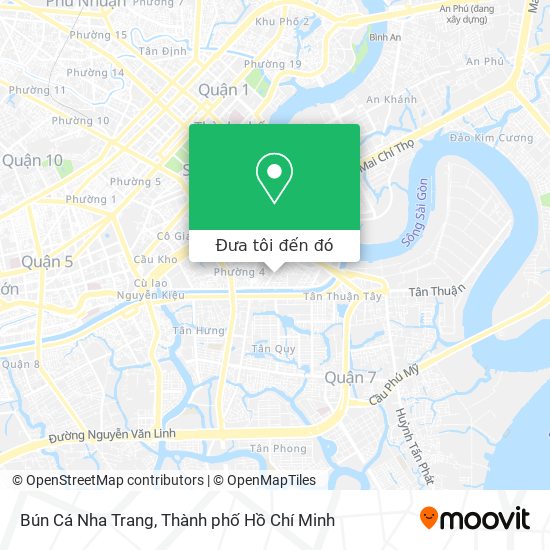 Bản đồ Bún Cá Nha Trang