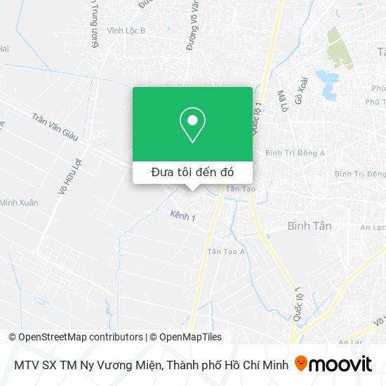 Bản đồ MTV SX TM Ny Vương Miện