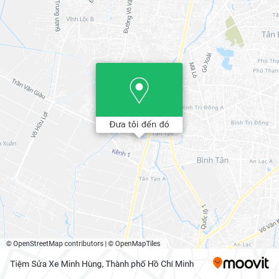 Bản đồ Tiệm Sửa Xe Minh Hùng