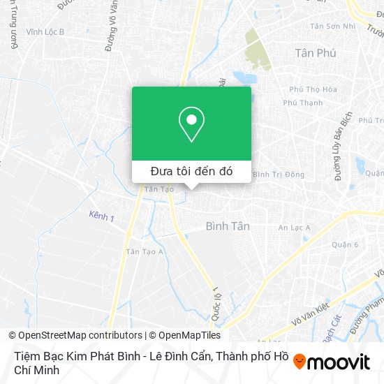 Bản đồ Tiệm Bạc Kim Phát Bình - Lê Đình Cẩn