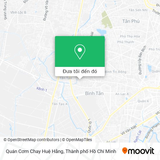 Bản đồ Quán Cơm Chay Huệ Hằng