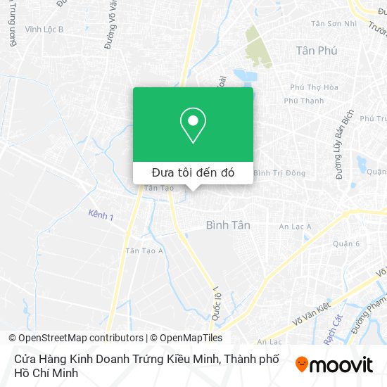 Bản đồ Cửa Hàng Kinh Doanh Trứng Kiều Minh