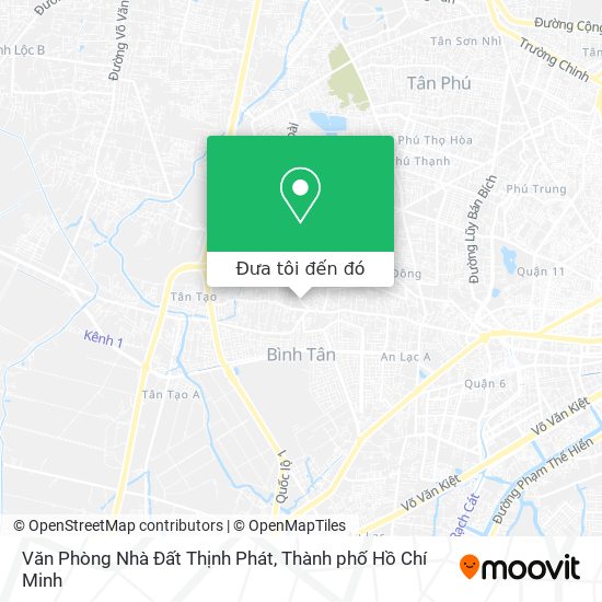 Bản đồ Văn Phòng Nhà Đất Thịnh Phát