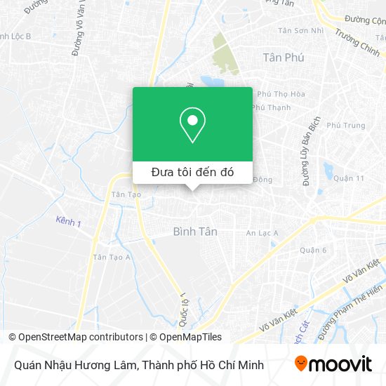 Bản đồ Quán Nhậu Hương Lâm