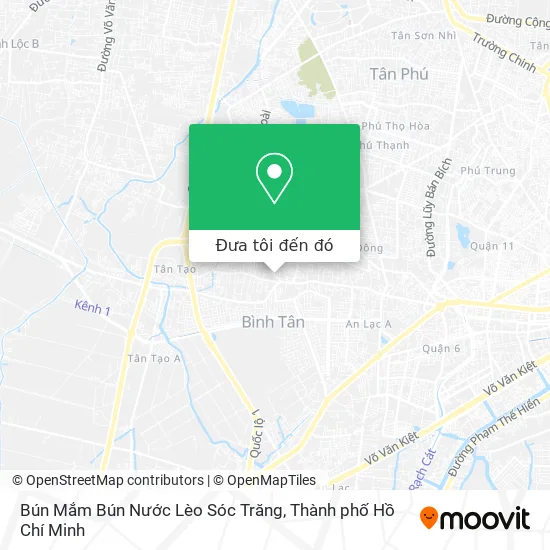 Bản đồ Bún Mắm Bún Nước Lèo Sóc Trăng