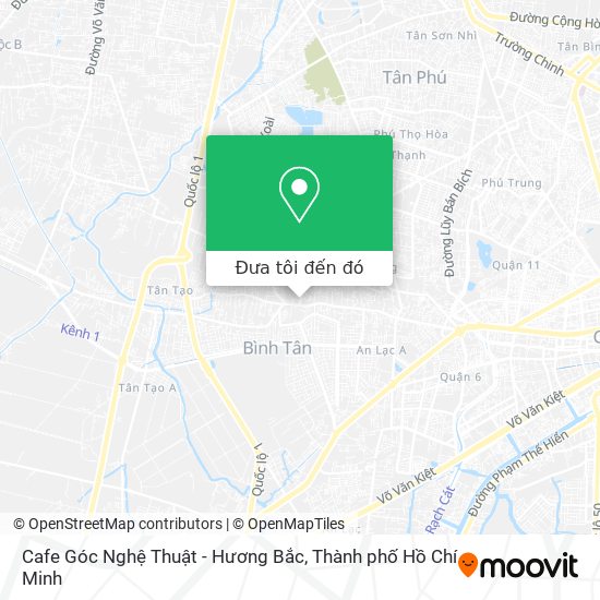 Bản đồ Cafe Góc Nghệ Thuật - Hương Bắc