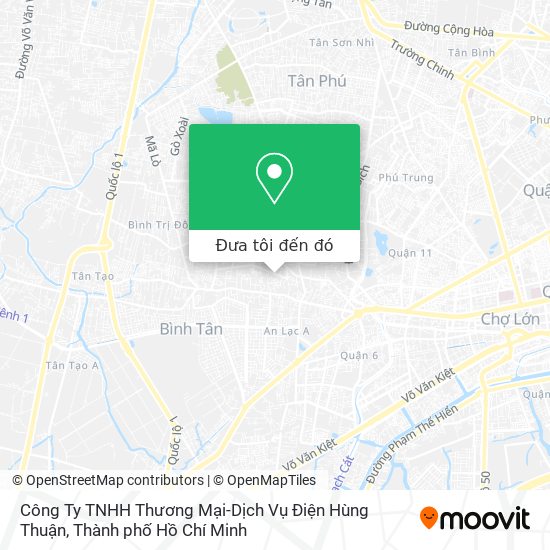 Bản đồ Công Ty TNHH Thương Mại-Dịch Vụ Điện Hùng Thuận