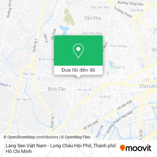 Bản đồ Làng Sen Việt Nam - Long Châu Hội Phố