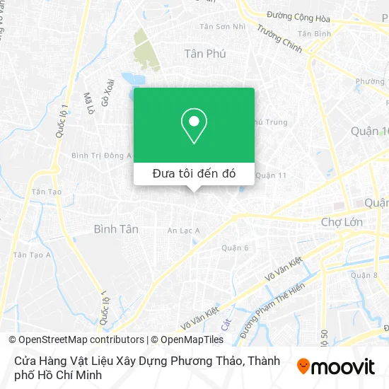 Bản đồ Cửa Hàng Vật Liệu Xây Dựng Phương Thảo