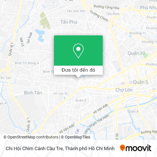 Bản đồ Chi Hội Chim Cảnh Cầu Tre