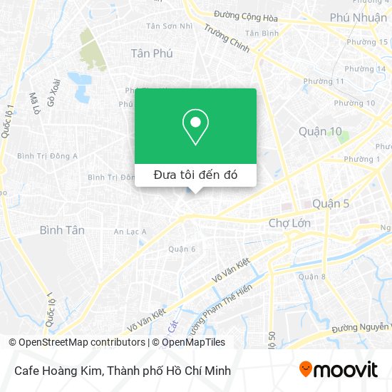Bản đồ Cafe Hoàng Kim