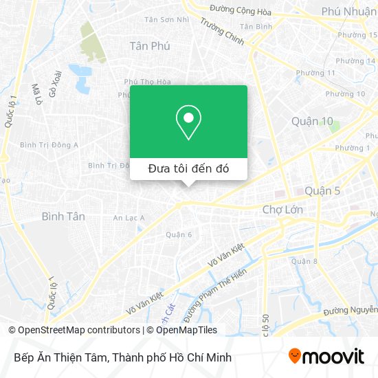 Bản đồ Bếp Ăn Thiện Tâm