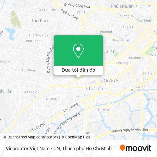 Bản đồ Vinamotor Việt Nam - CN