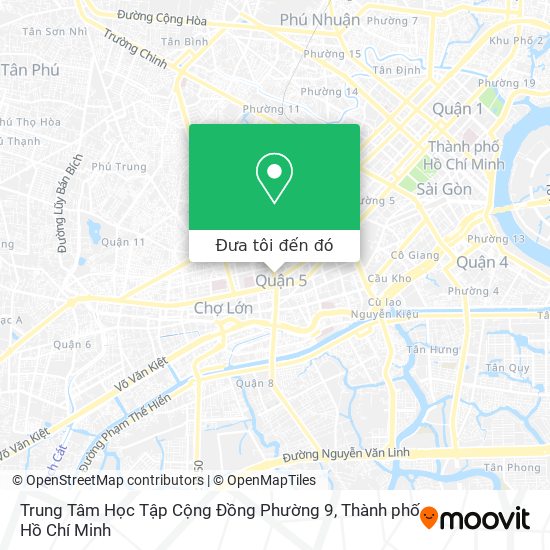 Bản đồ Trung Tâm Học Tập Cộng Đồng Phường 9