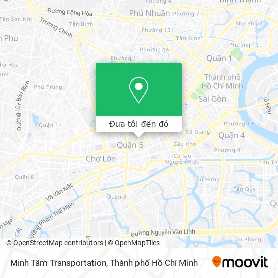 Bản đồ Minh Tâm Transportation