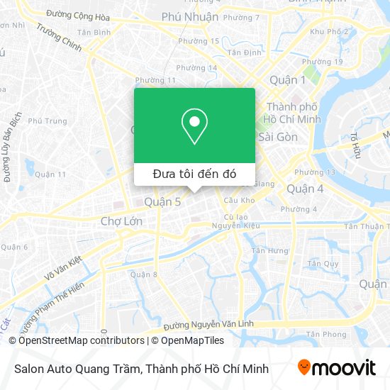 Bản đồ Salon Auto Quang Trầm