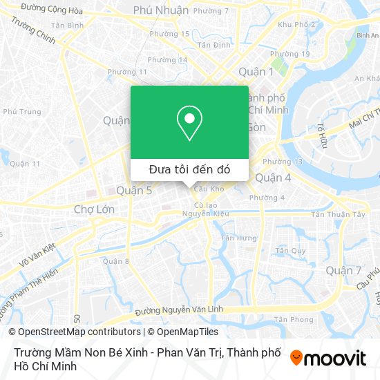Bản đồ Trường Mầm Non Bé Xinh - Phan Văn Trị