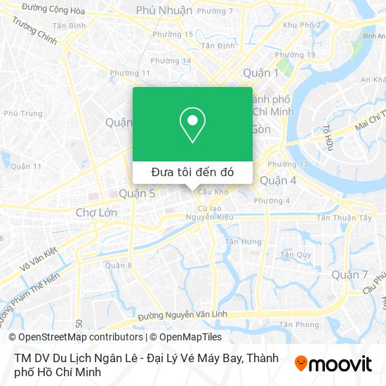 Bản đồ TM DV Du Lịch Ngân Lê - Đại Lý Vé Máy Bay