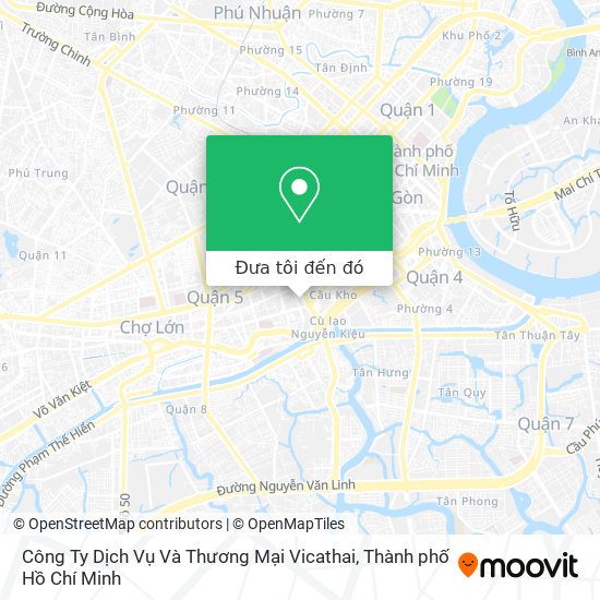Bản đồ Công Ty Dịch Vụ Và Thương Mại Vicathai