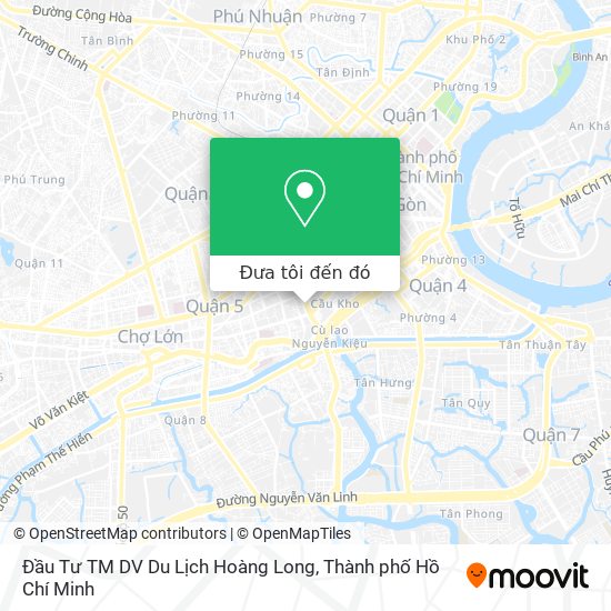 Bản đồ Đầu Tư TM DV Du Lịch Hoàng Long