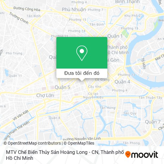 Bản đồ MTV Chế Biến Thủy Sản Hoàng Long - CN