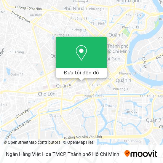 Bản đồ Ngân Hàng Việt Hoa TMCP