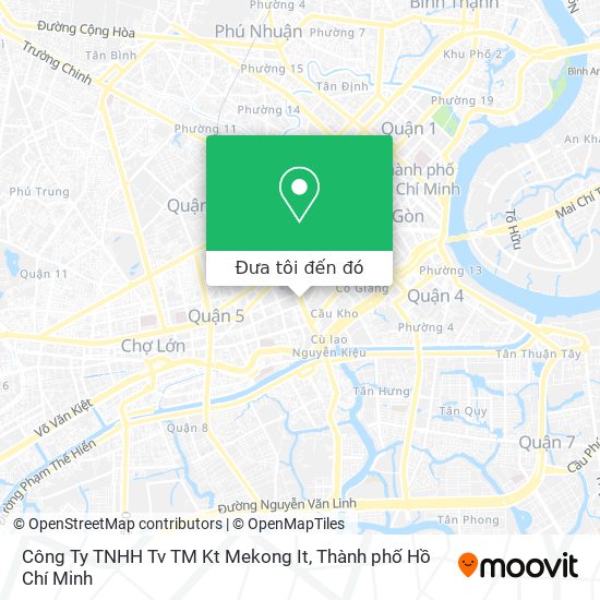 Bản đồ Công Ty TNHH Tv TM Kt Mekong It