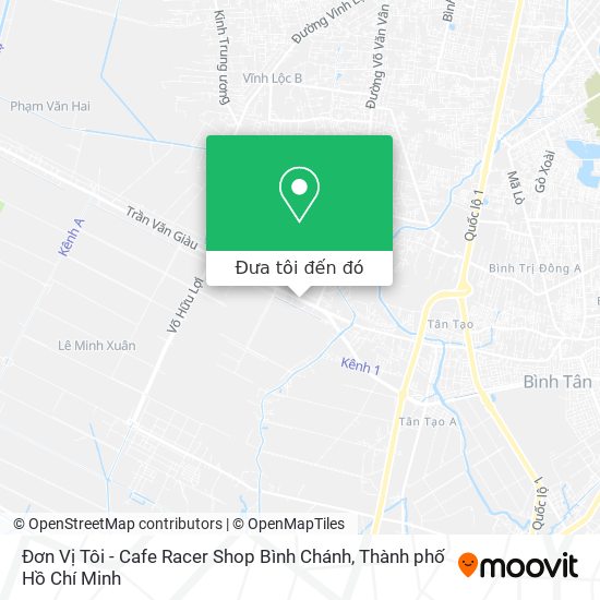 Bản đồ Đơn Vị Tôi - Cafe Racer Shop Bình Chánh