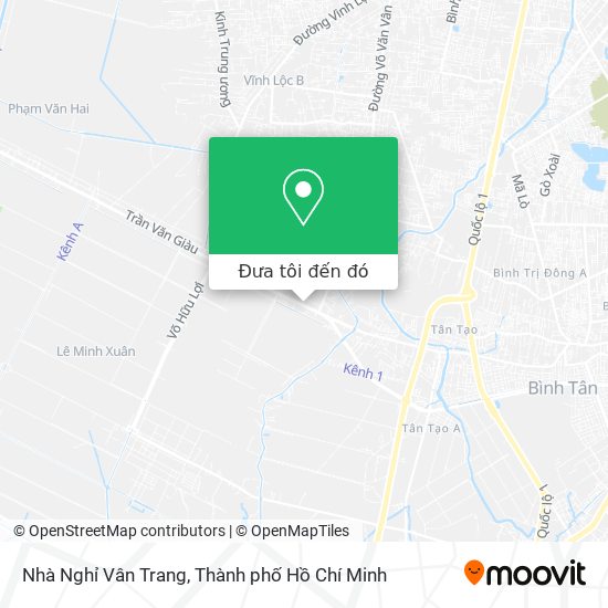 Bản đồ Nhà Nghỉ Vân Trang