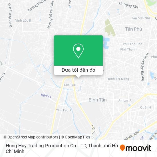 Bản đồ Hung Huy Trading Production Co. LTD