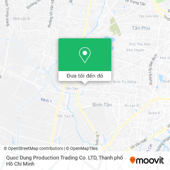 Bản đồ Quoc Dung Production Trading Co. LTD