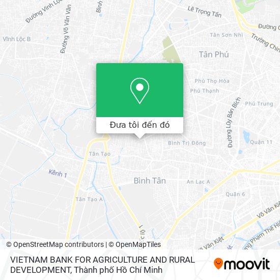 Bản đồ VIETNAM BANK FOR AGRICULTURE AND RURAL DEVELOPMENT