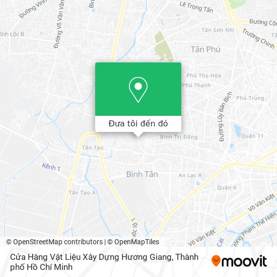 Làm sao để đến Cửa Hàng Vật Liệu Xây Dựng Hương Giang ở Binh Tan ...