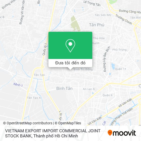 Bản đồ VIETNAM EXPORT IMPORT COMMERCIAL JOINT STOCK BANK