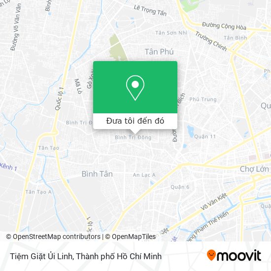 Bản đồ Tiệm Giặt Ủi Linh