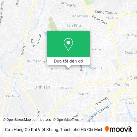 Bản đồ Cửa Hàng Cơ Khí Việt Khang