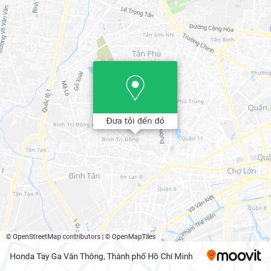 Bản đồ Honda Tay Ga Văn Thông