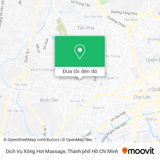 Bản đồ Dịch Vụ Xông Hơi Massage