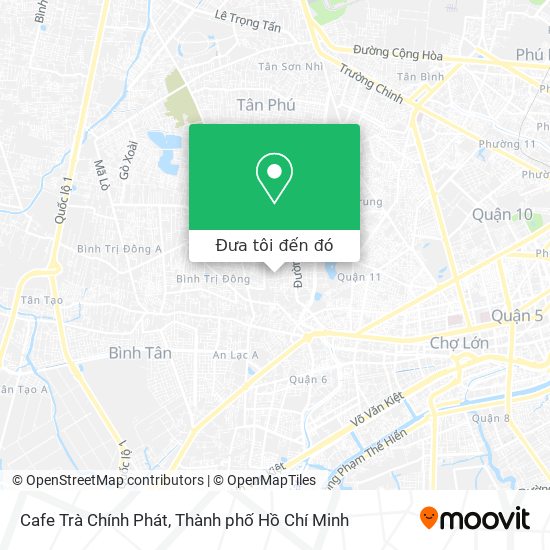 Bản đồ Cafe Trà Chính Phát