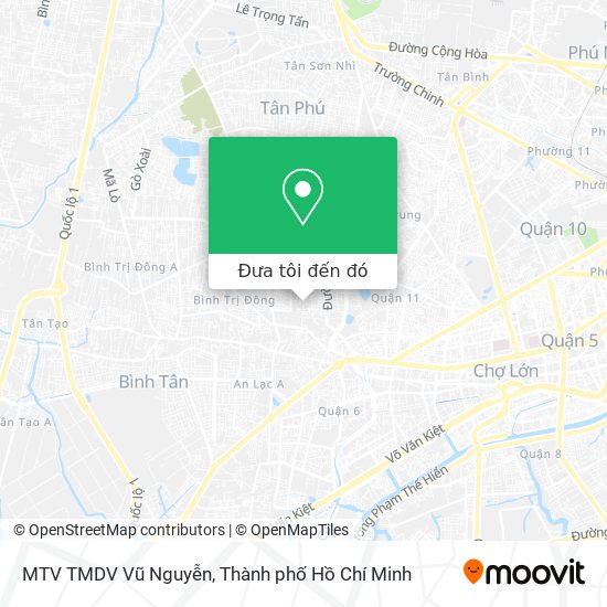 Bản đồ MTV TMDV Vũ Nguyễn