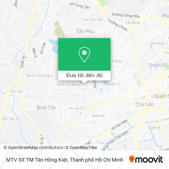 Bản đồ MTV SX TM Tân Hồng Kiệt