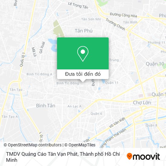 Bản đồ TMDV Quảng Cáo Tân Vạn Phát