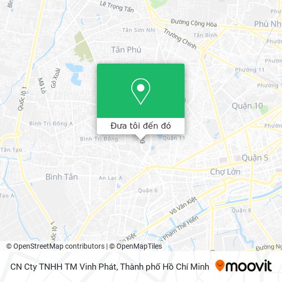Bản đồ CN Cty TNHH TM Vinh Phát